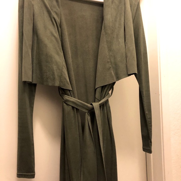 Windsor Green Long Cardigan Size Small - Picture 2 of 6